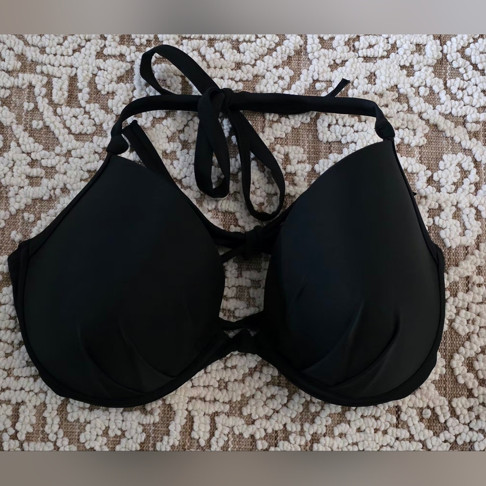 Black Women's Swim Top